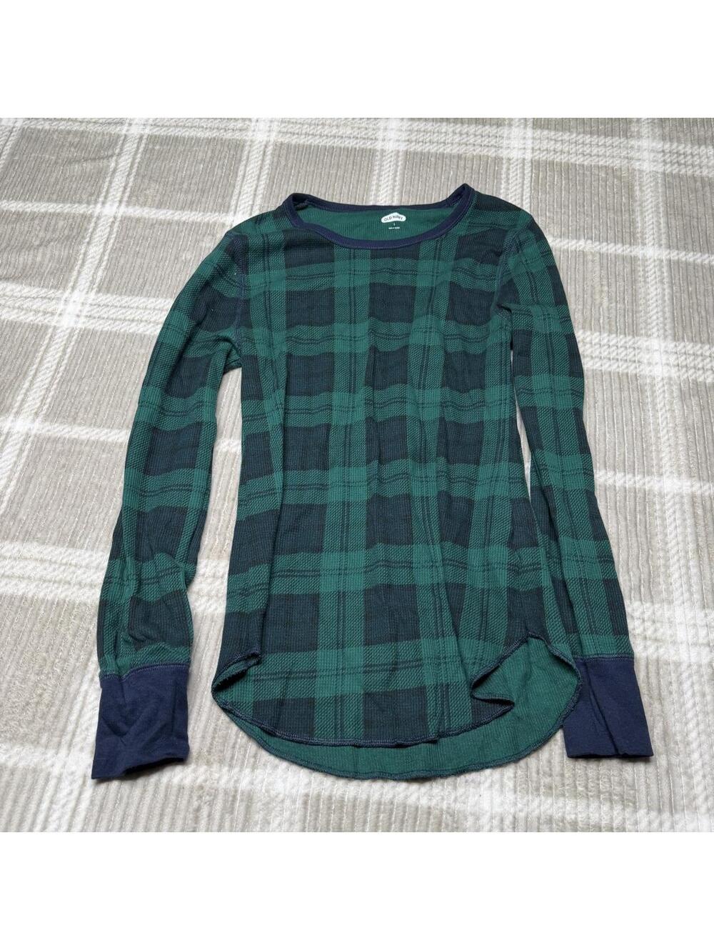 Old Navy Women's Green and Multi Shirt
